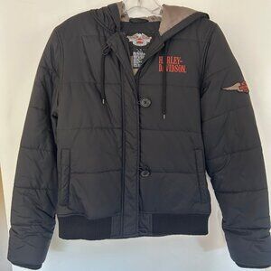 Harley-Davidson Women's Hooded Quilted Jacket - Size M